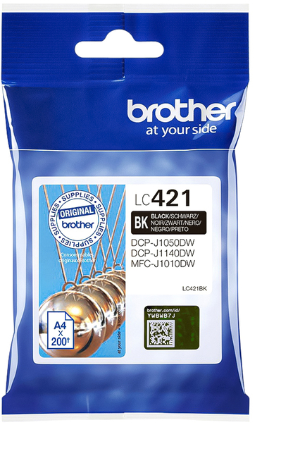 Inktcartridge Brother LC-421BK zwart afbeelding