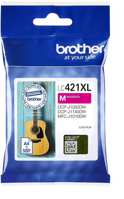 Inktcartridge Brother LC-421XLM rood afbeelding