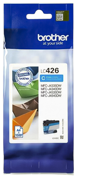 Inktcartridge Brother LC-426C blauw afbeelding