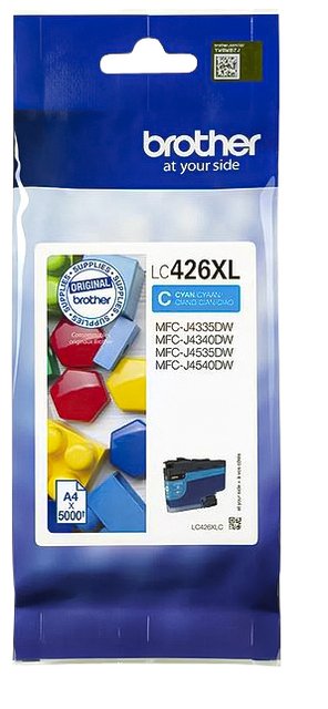 Inktcartridge Brother LC-426XLC blauw afbeelding
