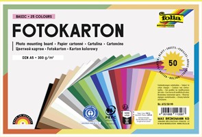 Fotokarton Folia 300gr A5 50vel assorti - GK