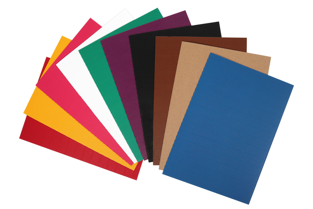 Golfkarton Folia E-golf 35x50cm 10 vel assorti afbeelding
