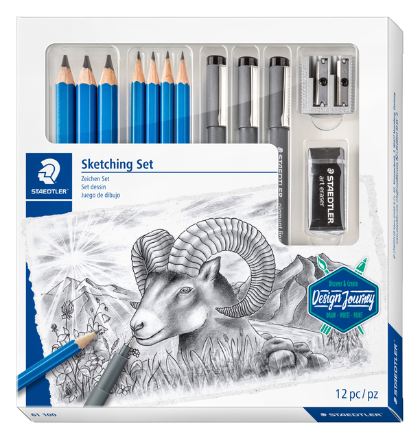 Potlood Staedtler Design Journey schetsset 12-delig afbeelding