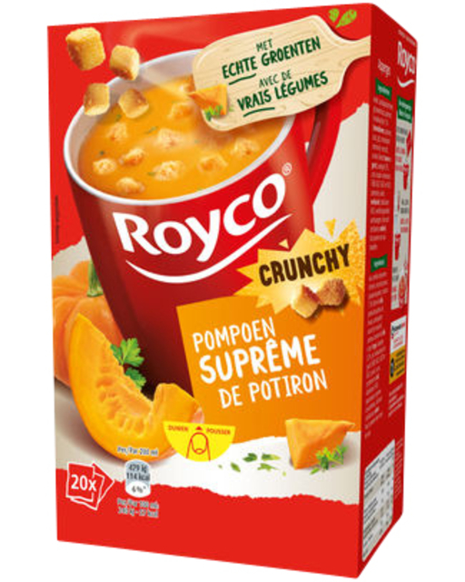 Soep Royco pompoen Supreme met croutons 20 zakjes afbeelding