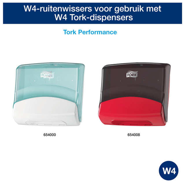 Reinigingsdoek Tork Heavy-Duty W4 multifunctioneel nonwoven 150 vel wit 530179 — Foto 2 van 2
