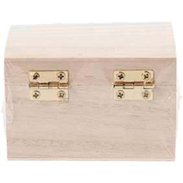 Schatkist Creativ Company 8x6x4.5cm hout — Foto 2 van 2
