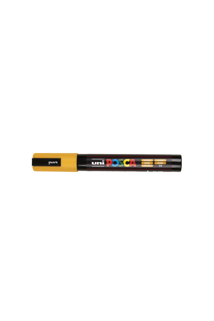 Verfstift Posca PC5M medium oker afbeelding