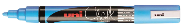 Krijtstift Uni-ball chalk rond 1.8-2.5mm lichtblauw afbeelding