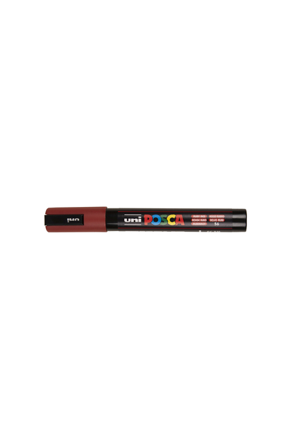 Verfstift Posca PC5M medium robijnrood afbeelding