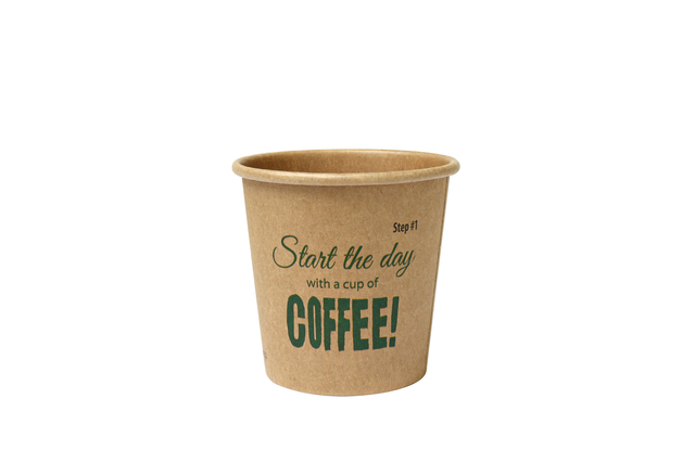 Beker IEZZY coffee-to-go 118ml karton 50 stuks afbeelding