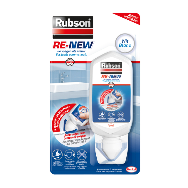 Voegkit Rubson Re-New 80ml wit afbeelding