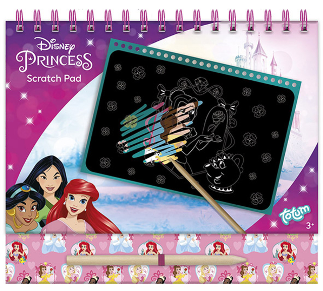 Knutselset Totum Disney Princess scratchbook afbeelding