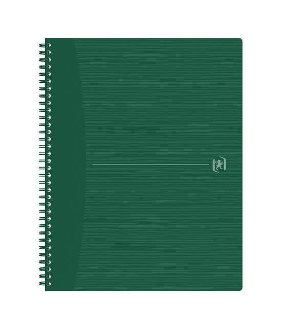 Spiraalblok Oxford Origin A4+ lijn 140 pagina&apos;s 80gr groen afbeelding