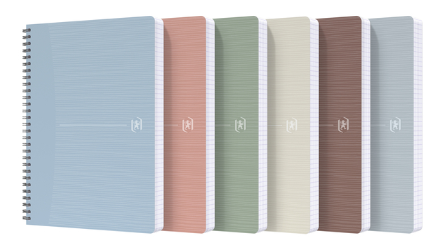 Spiraalblok Oxford My Rec&apos;Up A5 lijn 180 pagina&apos;s 80gr assorti afbeelding