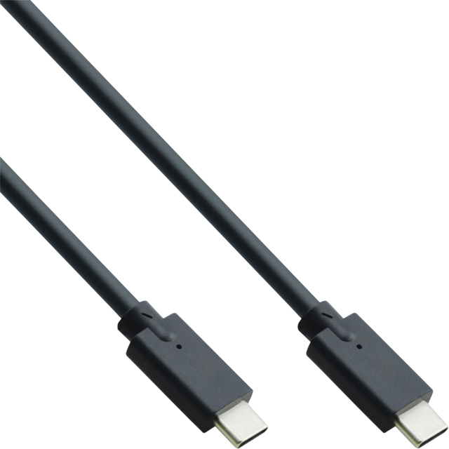 Kabel inLine USB-C 3.2 GEN.2 M/M 2 meter zwart afbeelding