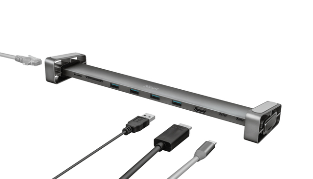 Dockingstation Trust Dalyx 10in1 USB-C — Foto 2 van 2