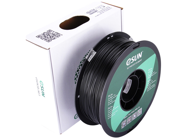 3D Filament Esun 1.75mm PLA 1kg zwart afbeelding