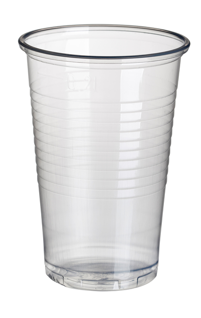 Beker Papstar 200ml Ø 70.3mm PP transparant 100 stuks afbeelding