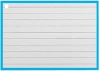 Flashcards A7 Blauw incl. clipring-2