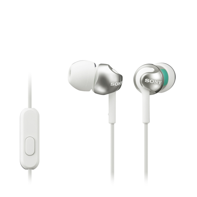 Oortelefoon Sony in-ear EX110 9mm wit afbeelding