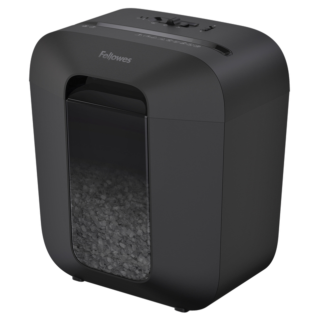 Papiervernietiger Fellowes Powershred LX25M snippers 4x12mm zwart afbeelding