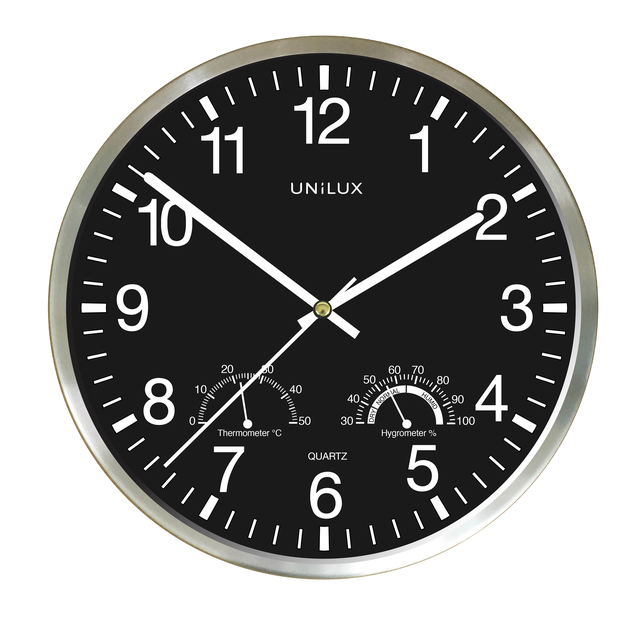 Wandklok Unilux Wetty grijs afbeelding