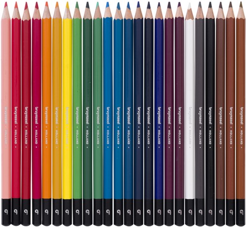 Kleurpotlood Bruynzeel set à 24 stuks assorti-2