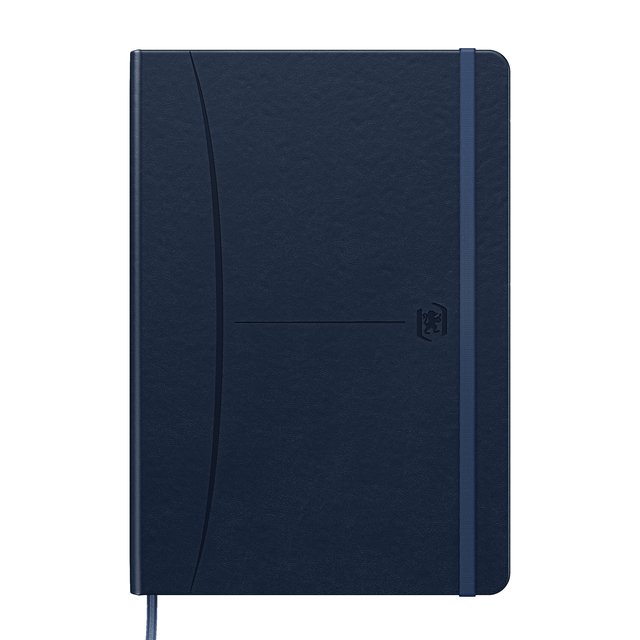 Notitieboek Oxford Signature A5 lijn 80vel blauw afbeelding