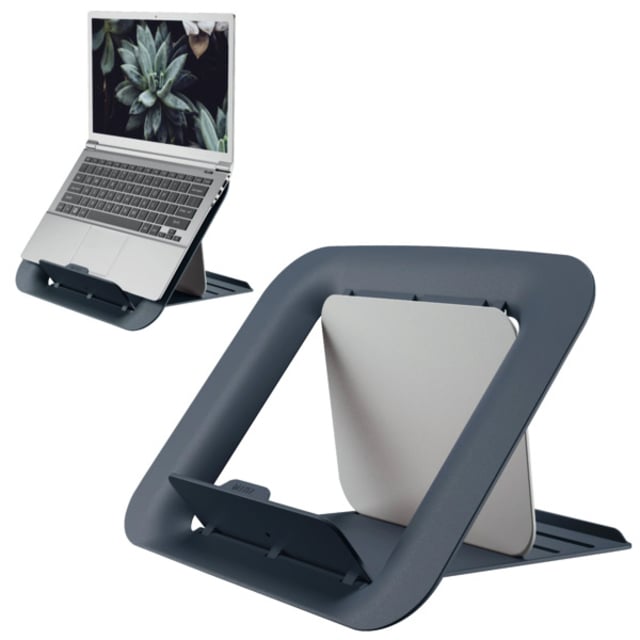 Laptopstandaard Leitz Ergo Cosy verstelbaar recyled grijs afbeelding