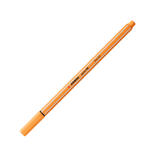 Fineliner STABILO point 88/85 fijn papaya afbeelding