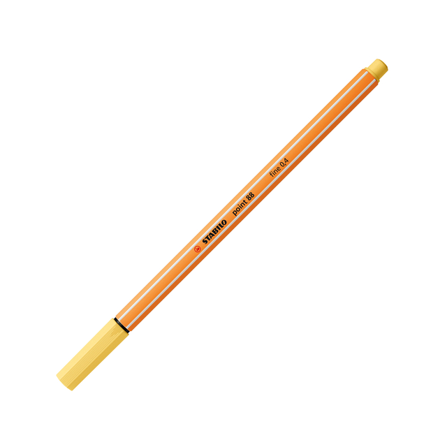 Fineliner STABILO point 88/23 fijn lichtgeel afbeelding