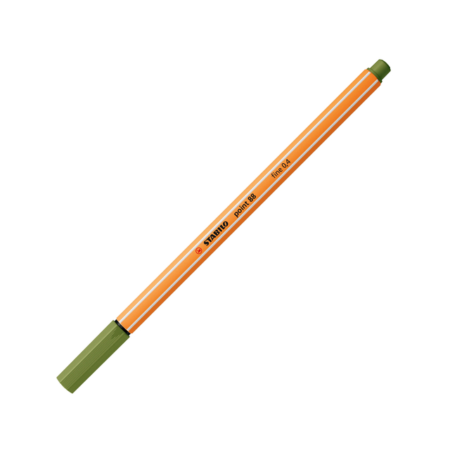 Fineliner STABILO point 88/35 fijn mosgroen afbeelding