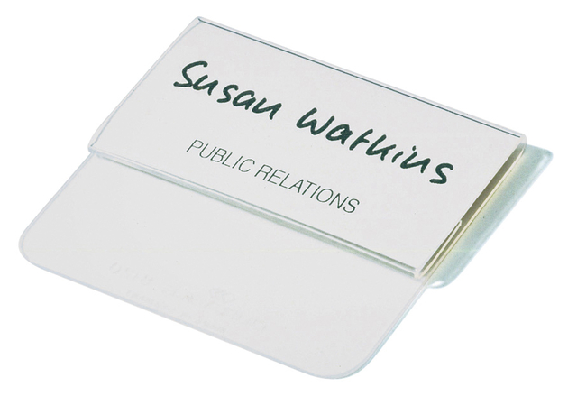 Badge Durable met insteektong 40x75mm 25 stuk afbeelding