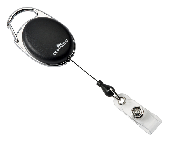 Afrolmechanisme Durable Style met drukknopsluiting zwart afbeelding