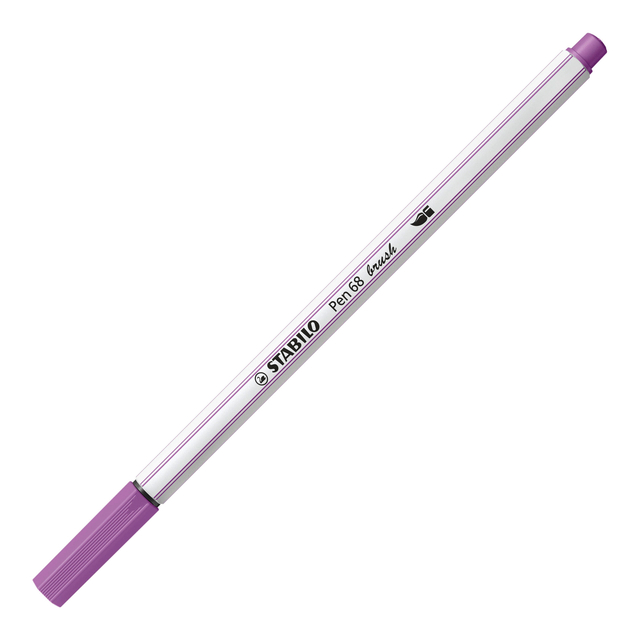 Brushstift STABILO Pen 568/60 pruimenpaars afbeelding