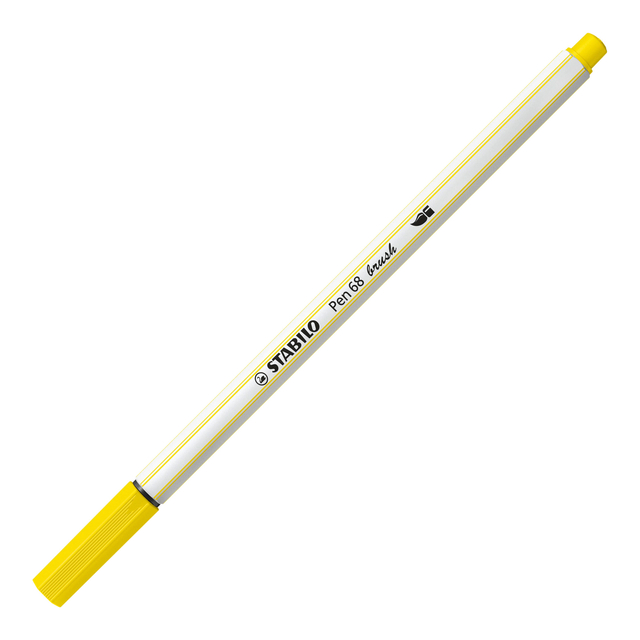 Brushstift STABILO Pen 568/24 citroengeel afbeelding