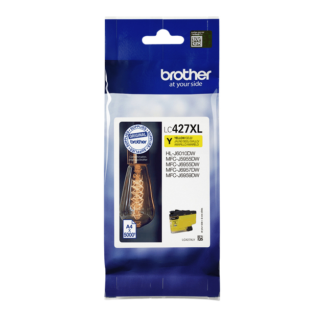 Inktcartridge Brother LC-427XLY geel afbeelding