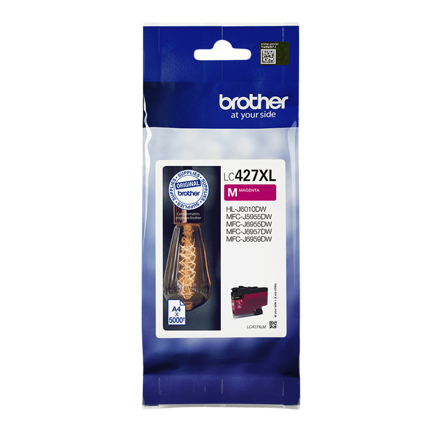 Inktcartridge Brother LC-427XLM rood afbeelding
