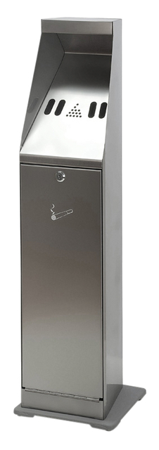 Asbak staand Vepa Bins zuil vrijstaand RVS 31025411 afbeelding