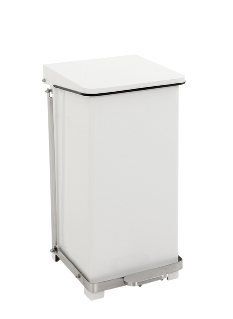 Afvalbak Vepa Bins pedaalemmer Industrieel 45 liter wit afbeelding