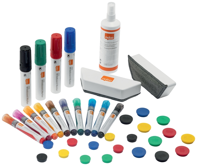 Whiteboard accessoire kit Nobo Move & Meet 37 stuks afbeelding