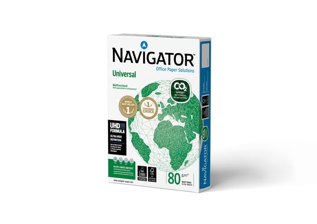 Kopieerpapier Navigator Universal CO2 A4 80gr wit 500 vel afbeelding