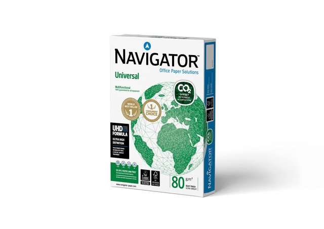 Kopieerpapier Navigator Universal CO2 A4 80gr wit 500 vel afbeelding