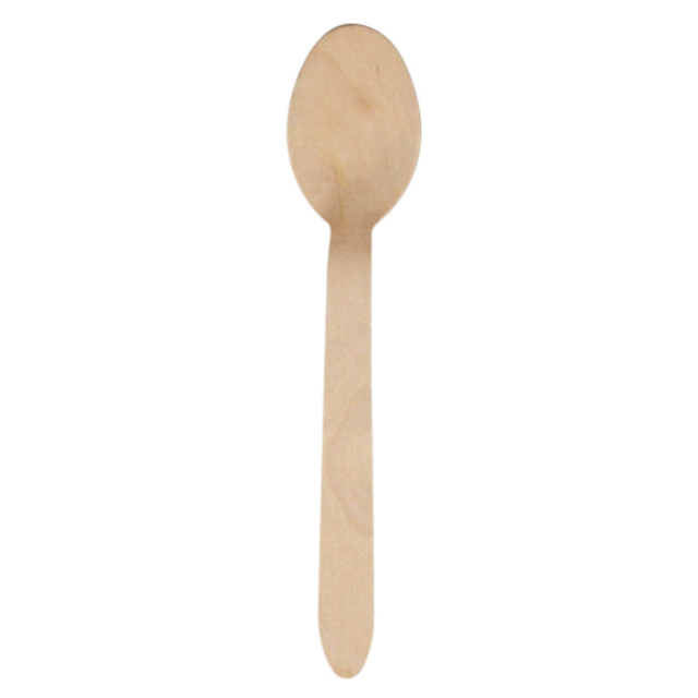 Lepel IEZZY 160mm hout 100stuks afbeelding