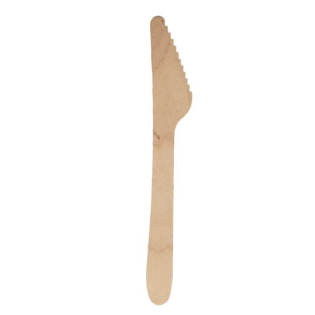 Mes IEZZY 160mm hout 100 stuks afbeelding