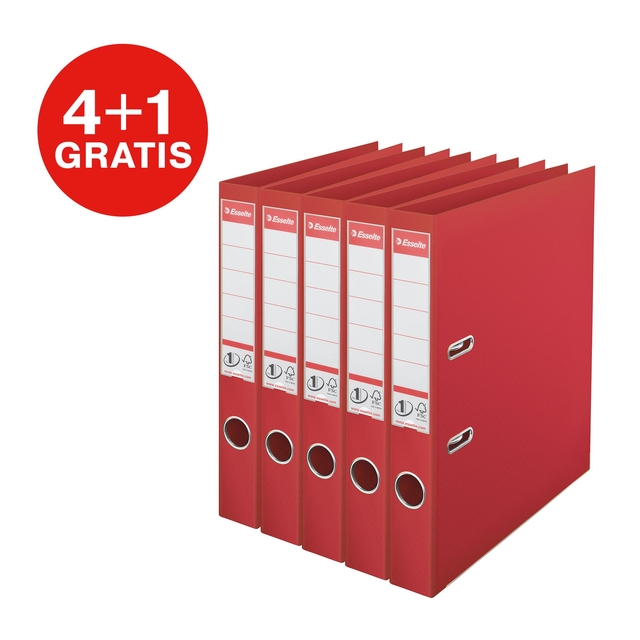 Ordner Esselte No 1 Power PP 50 mm rood 5 stuks — Foto 2 van 2