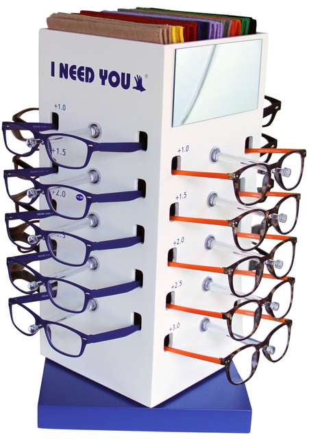 Computerbril I Need You bluebreaker zwart en bruin in diverse sterkten assorti 24 stuks afbeelding