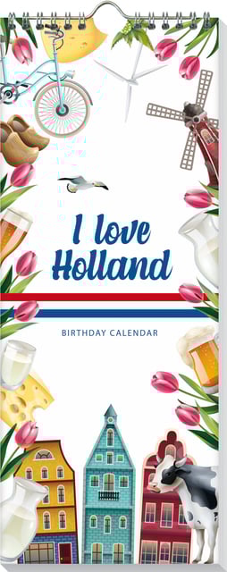 Verjaardagskalender I Love Holland afbeelding
