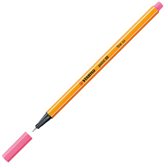Fineliner STABILO point 88/29 fijn roze afbeelding