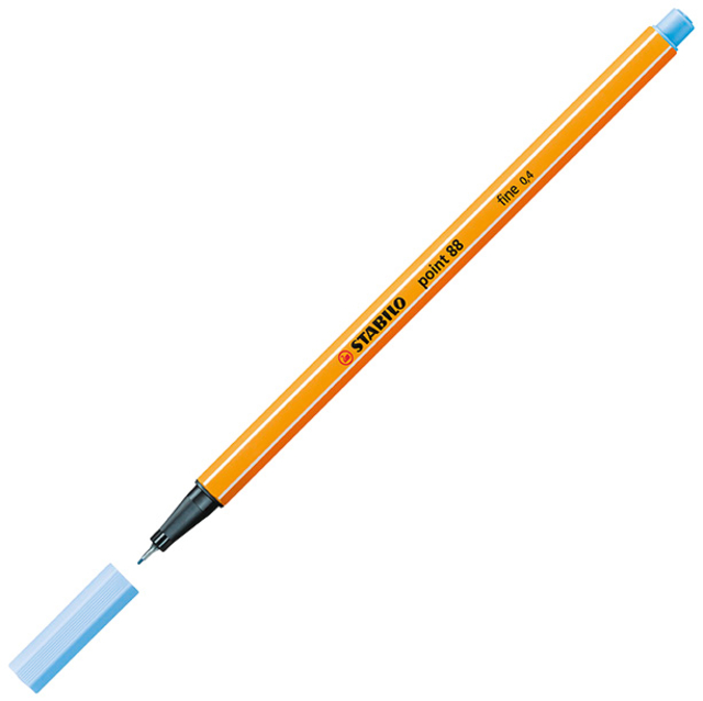 Fineliner STABILO point 88/11 fijn ijsblauw afbeelding
